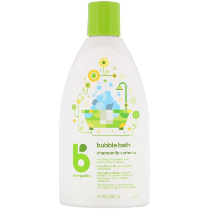 Babyganics Bubble Bath Chamomile Verbena - 266ml