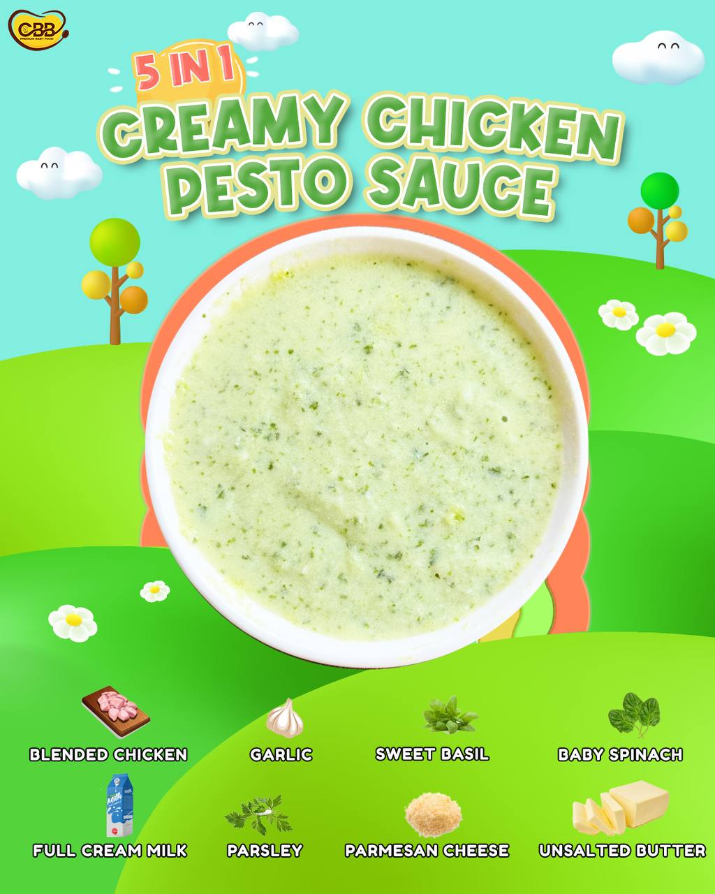 CBB - Creamy Chicken Pesto Sauce