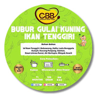 CBB - Bubur Gulai Kuning Ikan Tenggiri (Mackerel Porridge in Yellow Curry)