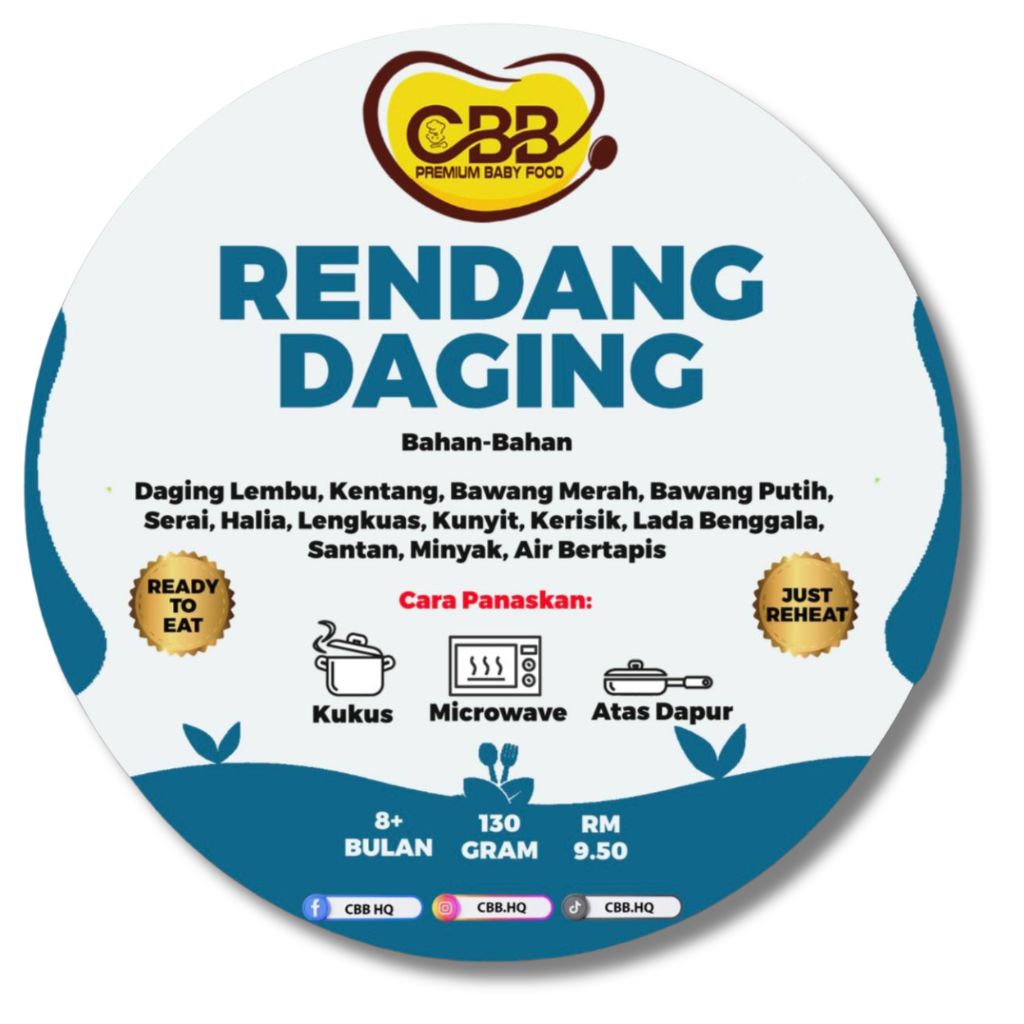 CBB - Rendang Daging (Beef Rendang)