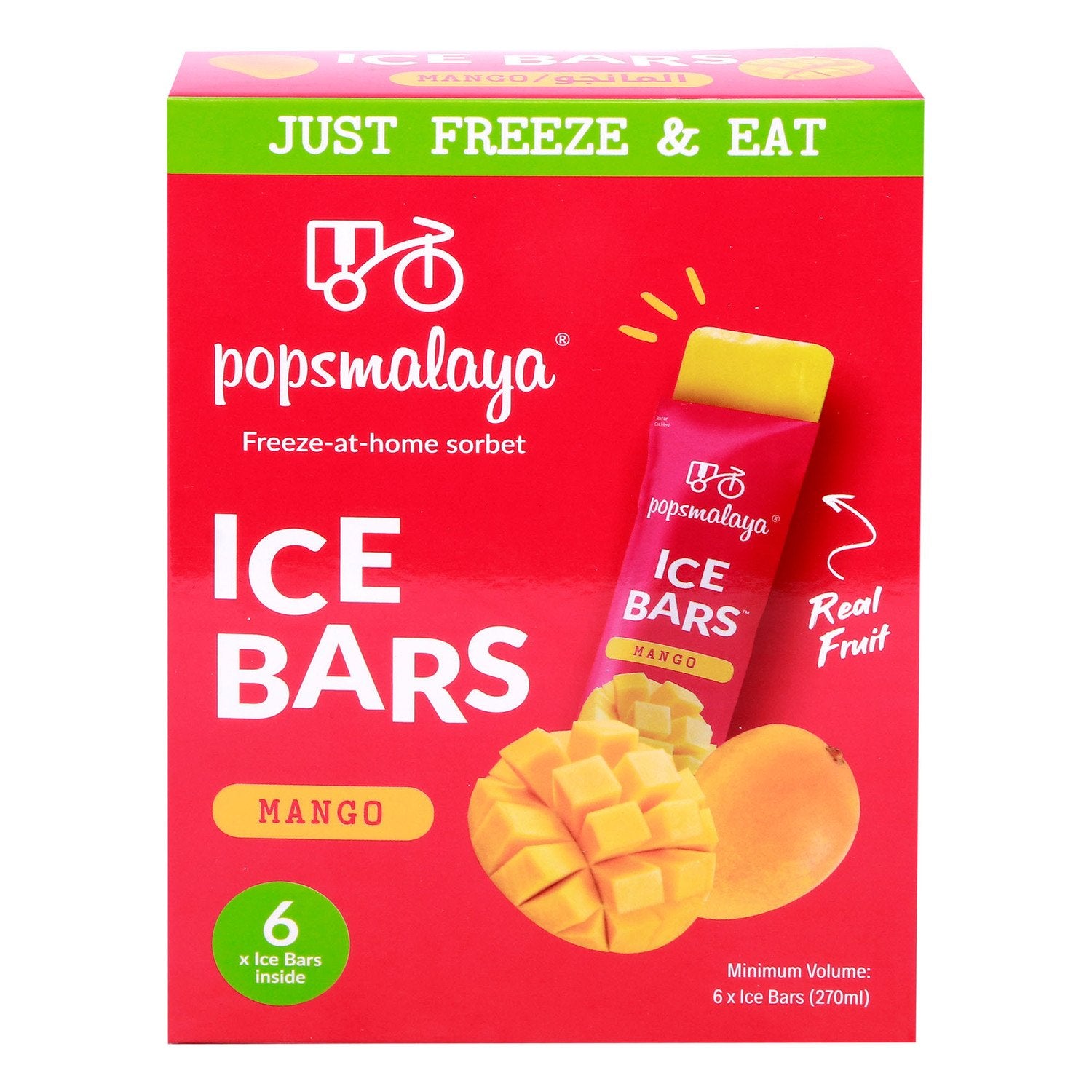 Pops Malaya Ice Bars - Mango