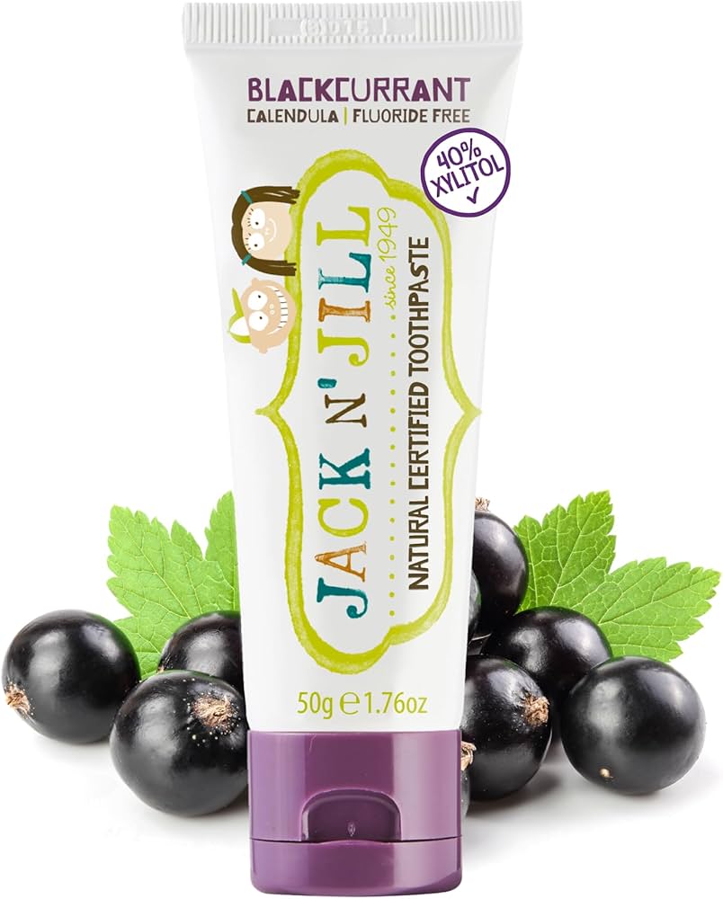 Jack N Jill Natural Certified Toothpaste - Blackcurrant