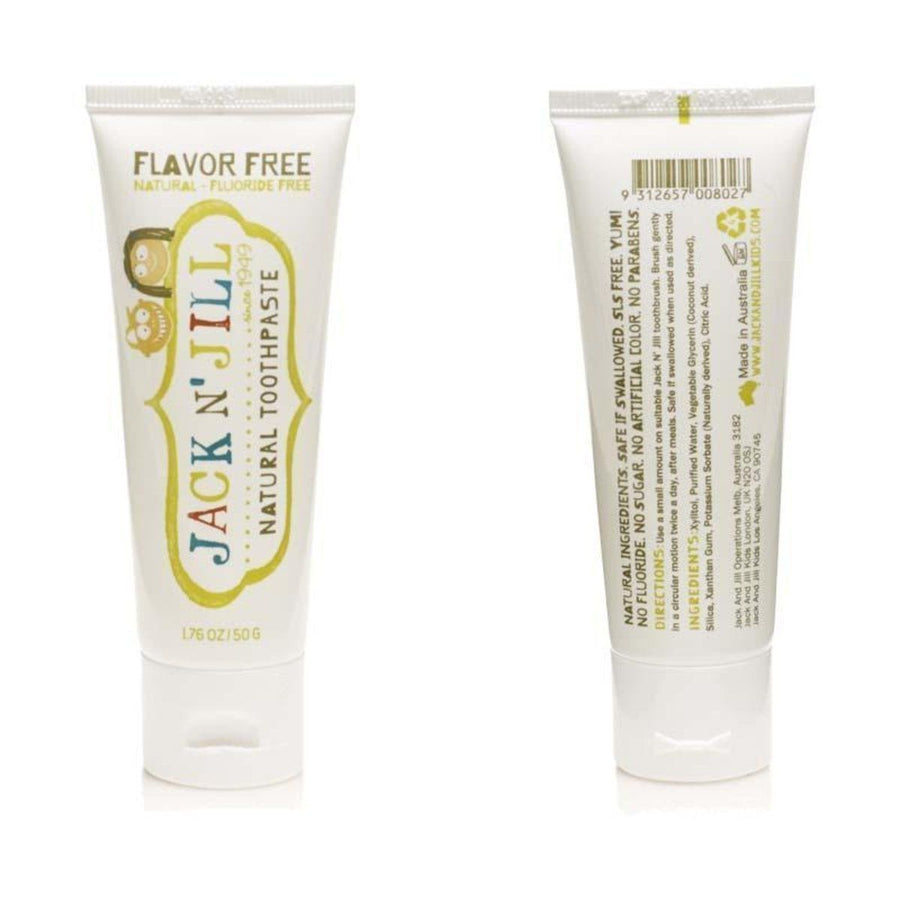 Jack N Jill Natural Certified Toothpaste - Flavor Free