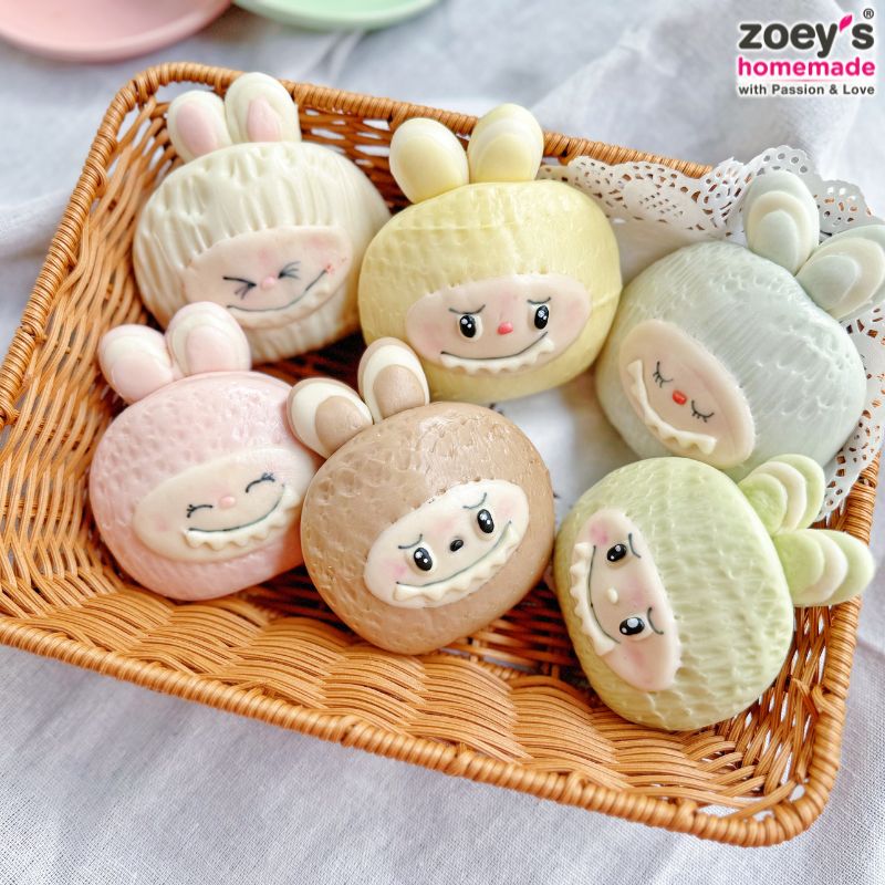 Labubu Lotus Leaf Bun (6 Pcs)