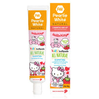 Pearlie White Hello Kitty All Natural Kids Toothpaste Fluoride Free (Strawberry)