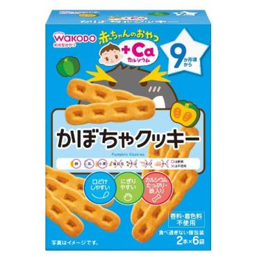 Wakodo Baby Snack + Calcium - Pumpkin Biscuit