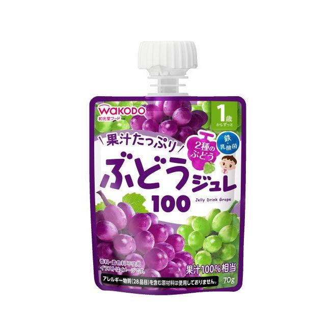 Wakodo Jelly Drink - Grape 100